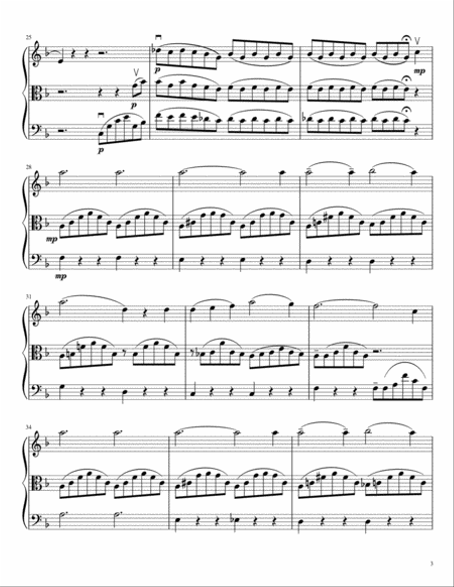 Liebestraum Liebestraum String Trio scores gallery preview page 4