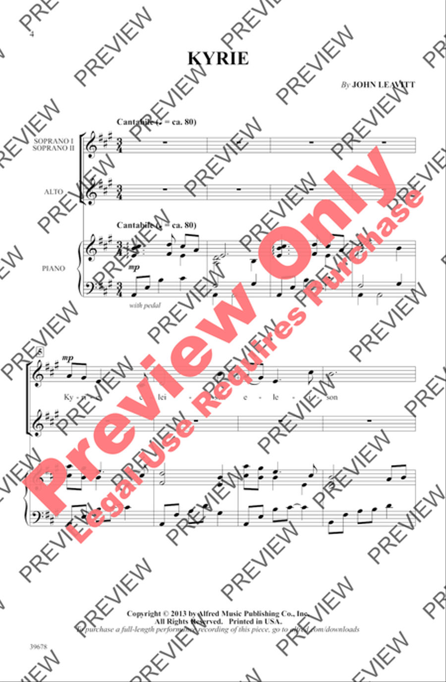 Missa Festiva Women's Choir scores gallery preview page 24