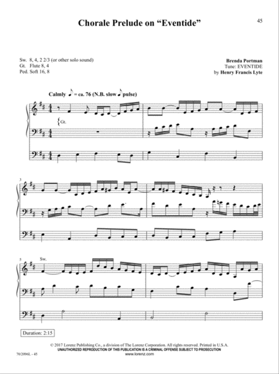 The Organist's Library, Vol. 63 Organ Solo scores gallery preview page 15
