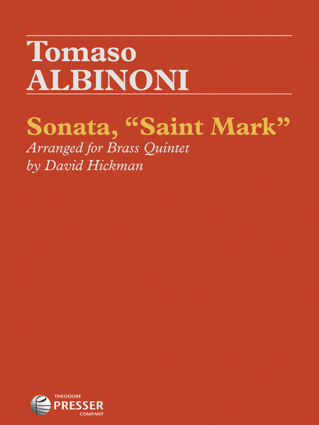 Tomaso Giovanni Albinoni: Sonata, Saint Mark