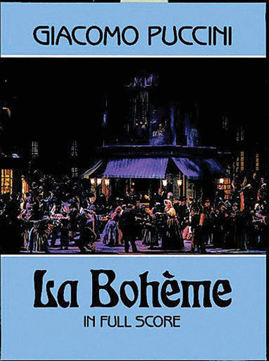 Book cover for La Bohème in Full Score