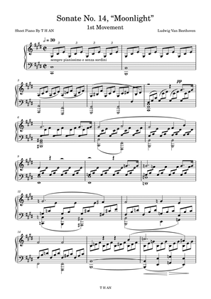 Sonate No. 14, “Moonlight” 1st Movement