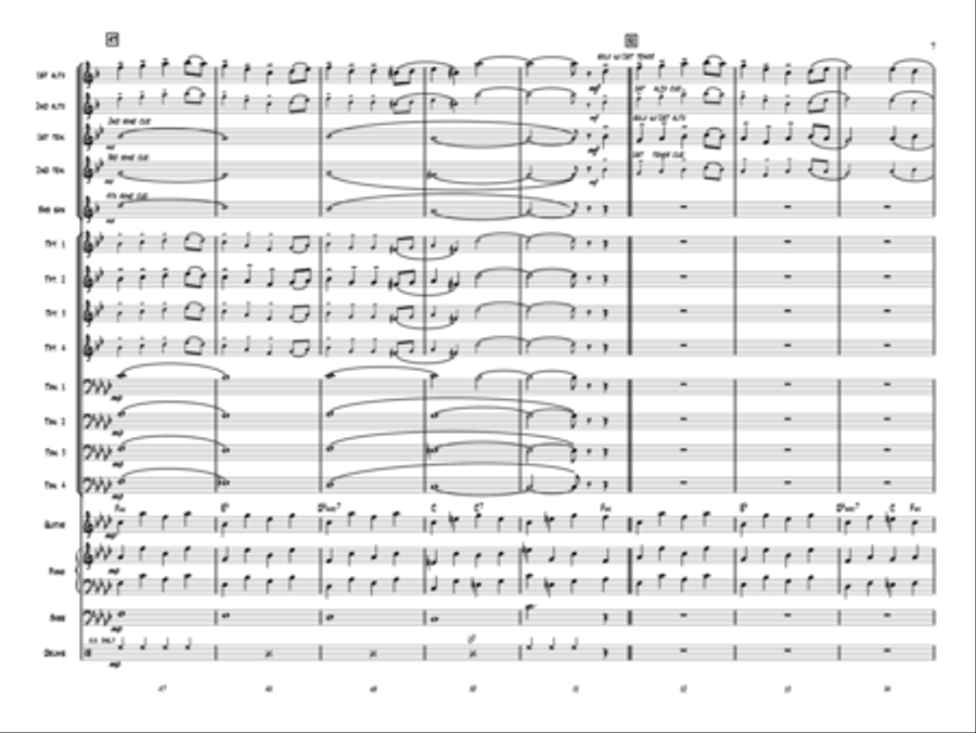 Christmas Fantasy for Jazz Band Jazz Ensemble scores gallery preview page 8