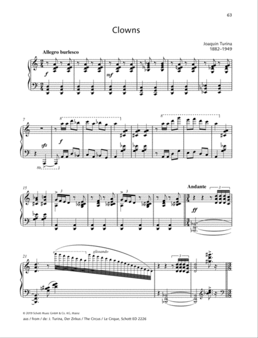 Clowns Piano Solo scores gallery preview page 2