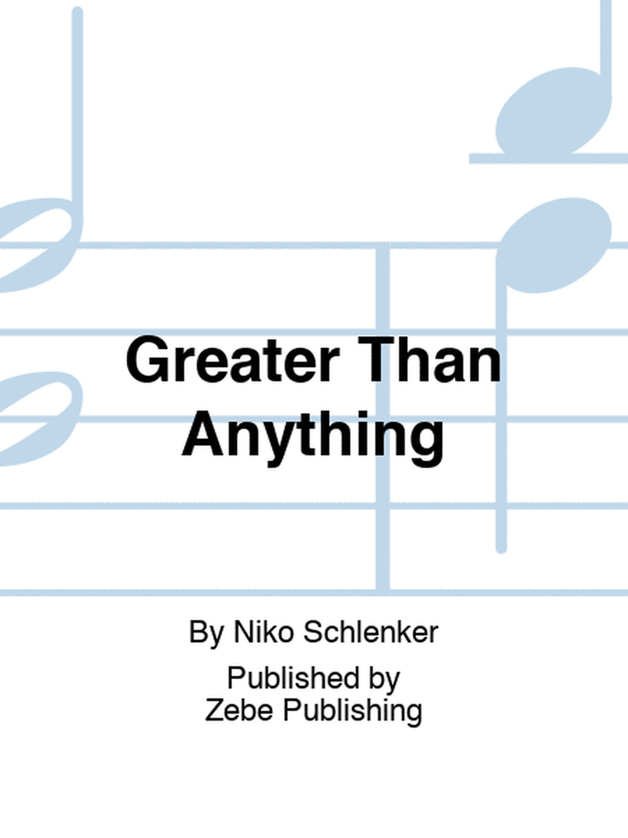 Greater Than Anything (Playback CD) image number null