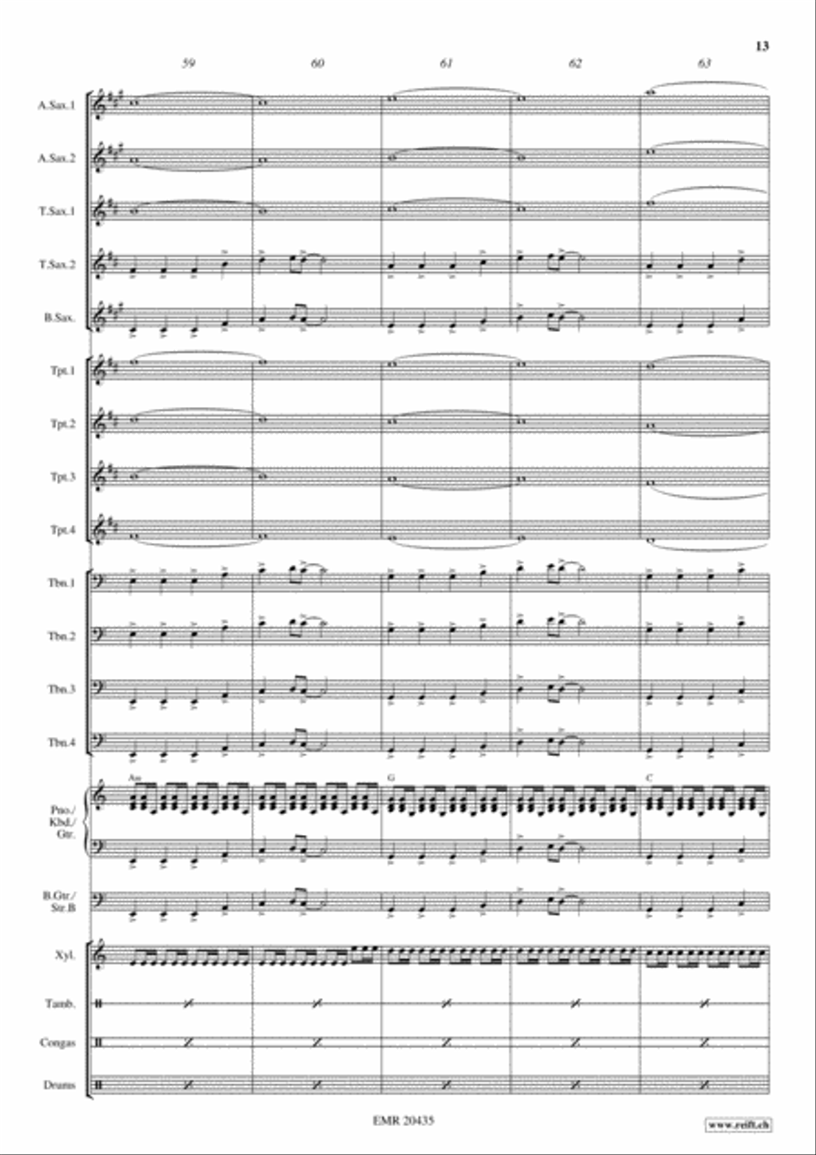 Russian Passion Big Band scores gallery preview page 14