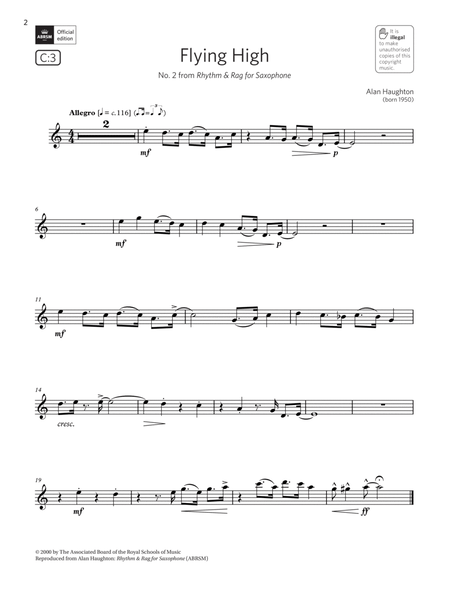 Flying High (No. 2 from Rhythm & Rag) (Grade 2 List C3 from the ABRSM Saxophone syllabus from 2022)