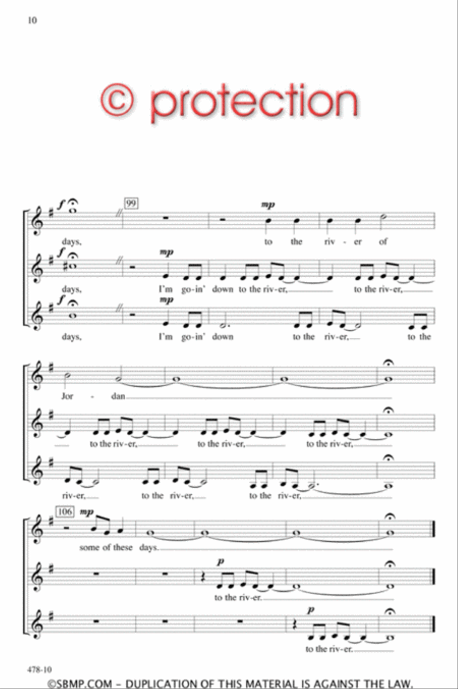 Some of These Days - SSA Octavo SSA scores gallery preview page 9