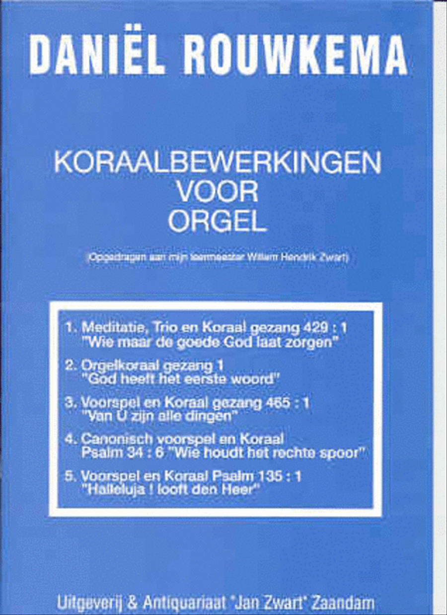 5 Koraalbewerkingen Organ scores gallery preview page 1