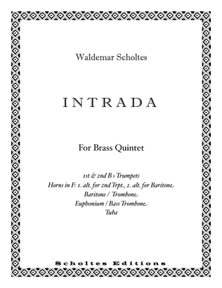 INTRADA for Brass Quintet