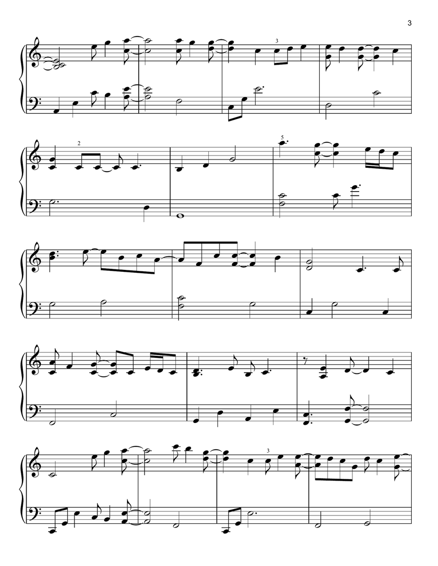 Crossroads Easy Piano scores gallery preview page 3