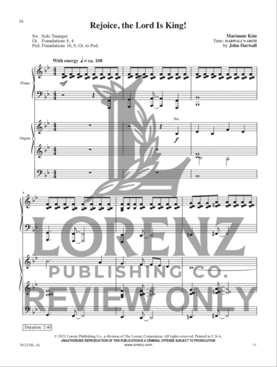 My Father's World Sacred scores gallery preview page 12