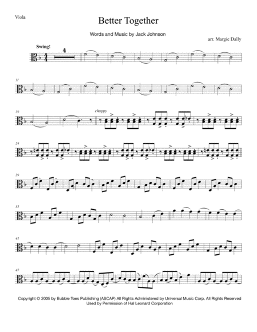 Better Together String Quartet scores gallery preview page 5