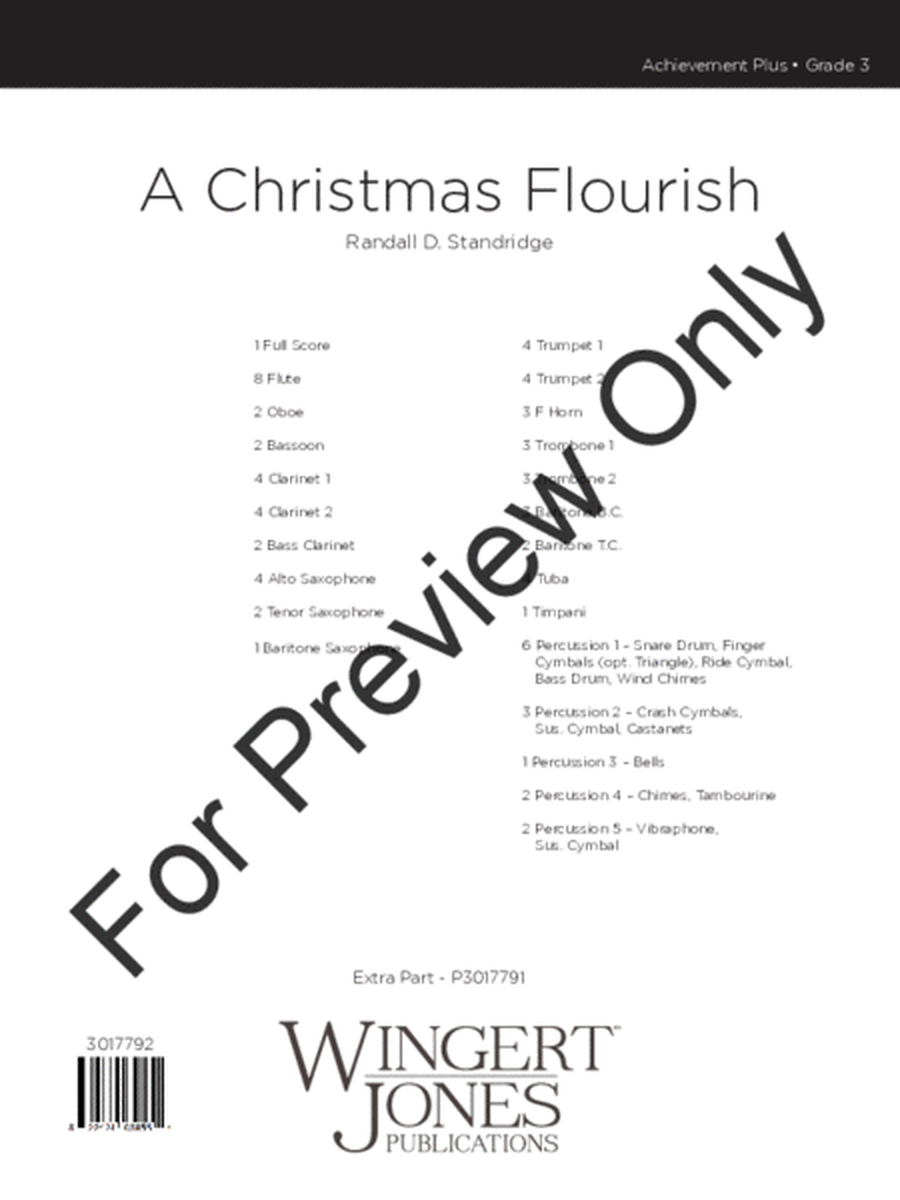 A Christmas Flourish - Full Score