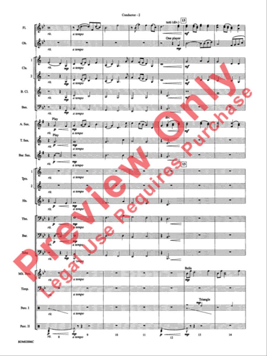 When Summer Takes Flight-cb Concert Band scores gallery preview page 5