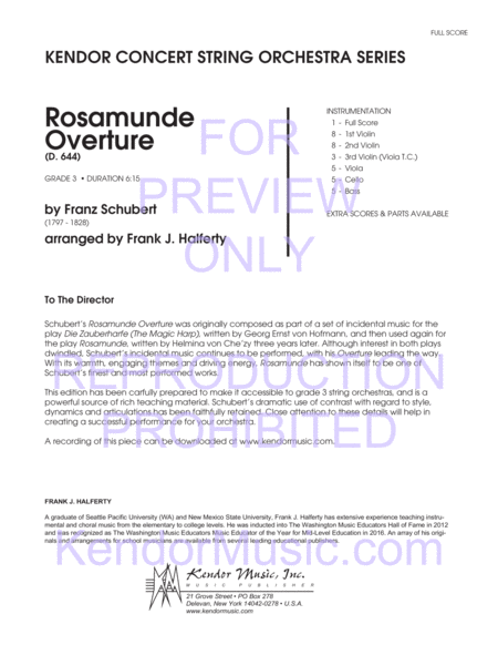 Rosamunde Overture (D. 644) image number null