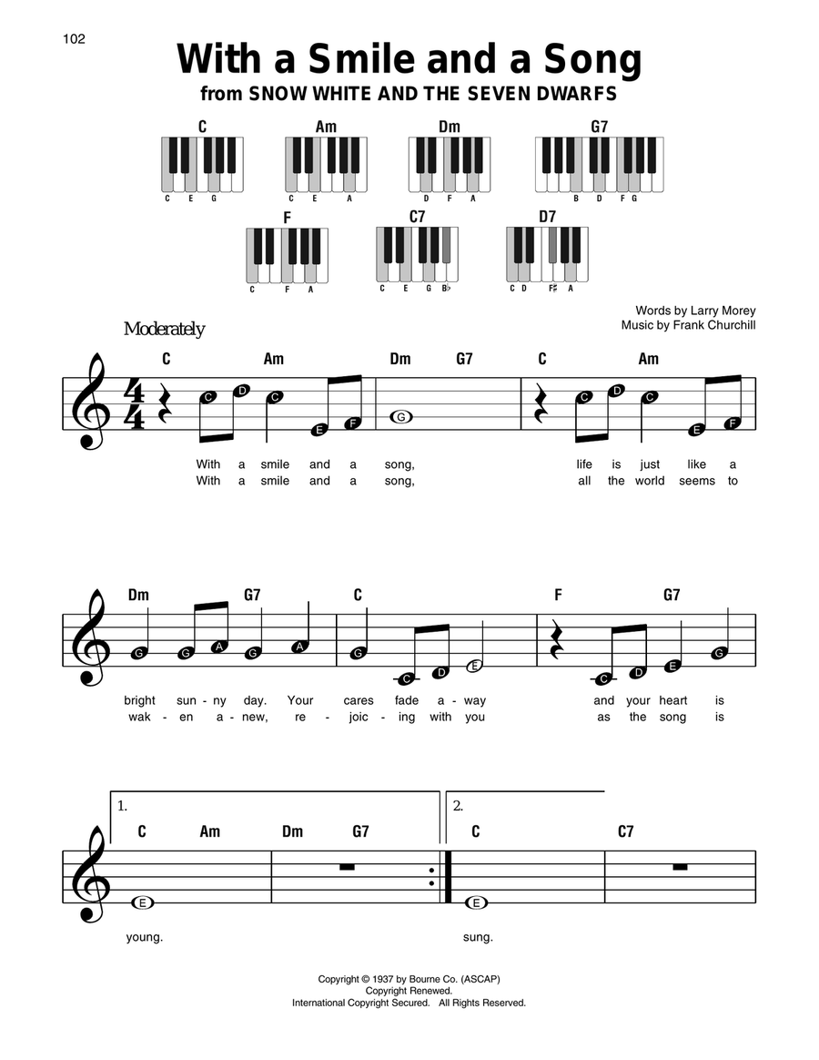 With A Smile And A Song (from Snow White And The Seven Dwarfs)
