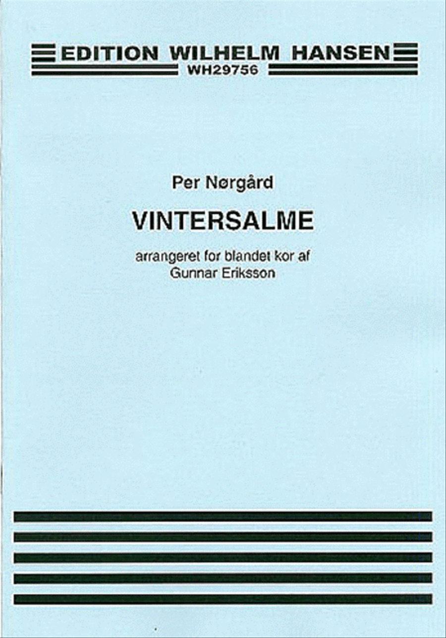Per Norgard: Vintersalme Per Norgard: Vintersalme 4-Part scores gallery preview page 1