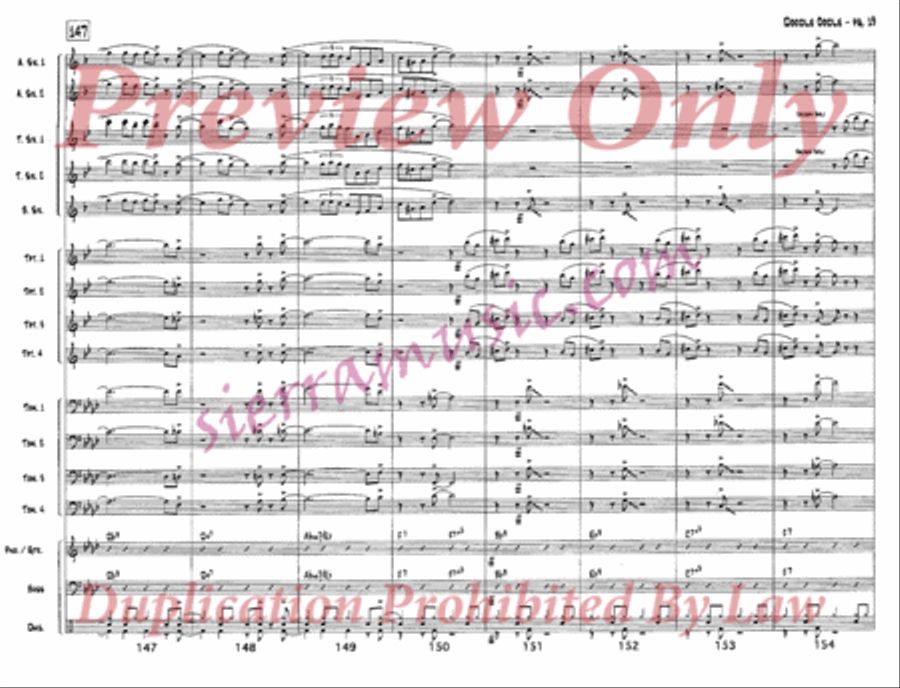 Doodle Oodle Jazz Ensemble scores gallery preview page 20