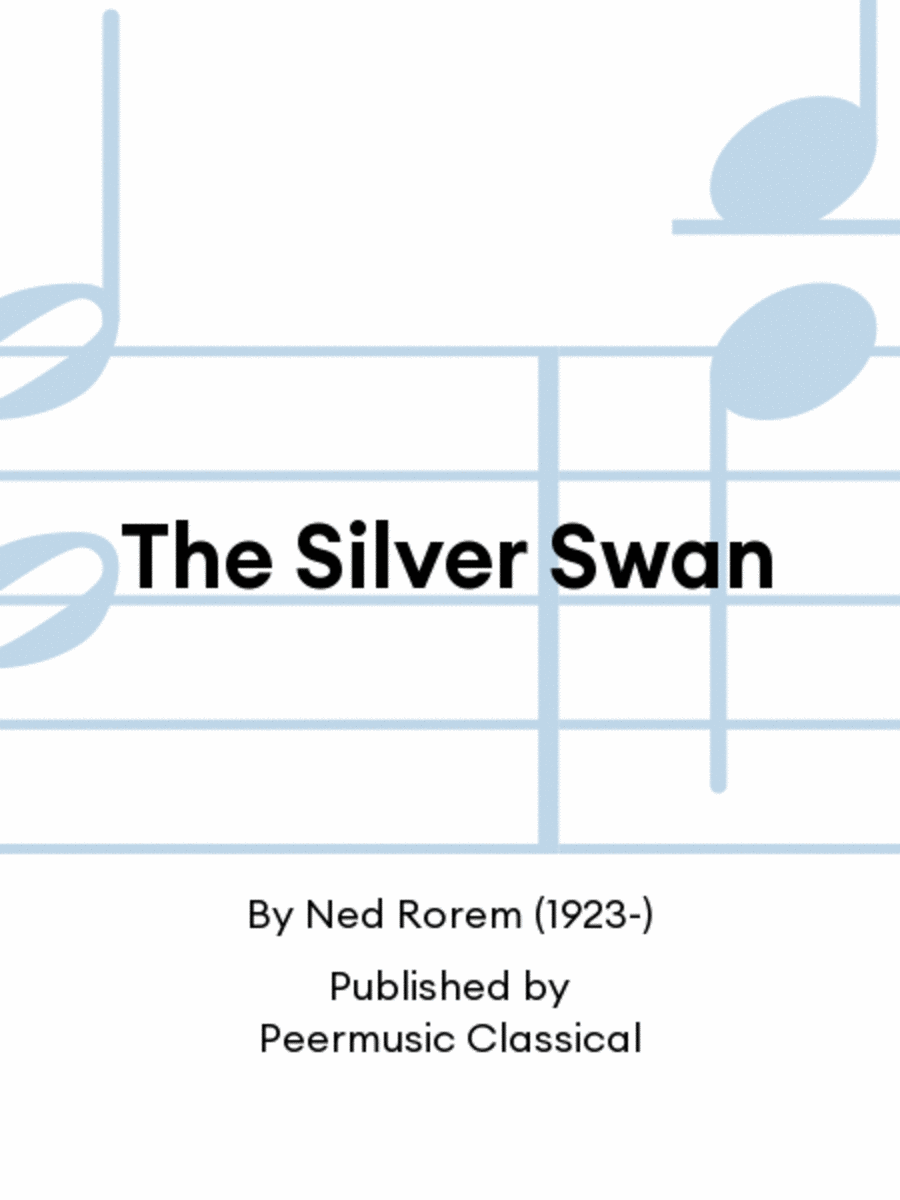 The Silver Swan Chamber Music scores gallery preview page 1