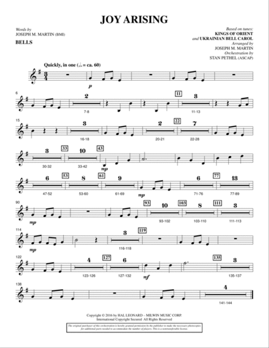 Invitation To A Miracle (a Cantata For Christmas) - Bells Choir scores gallery preview page 5