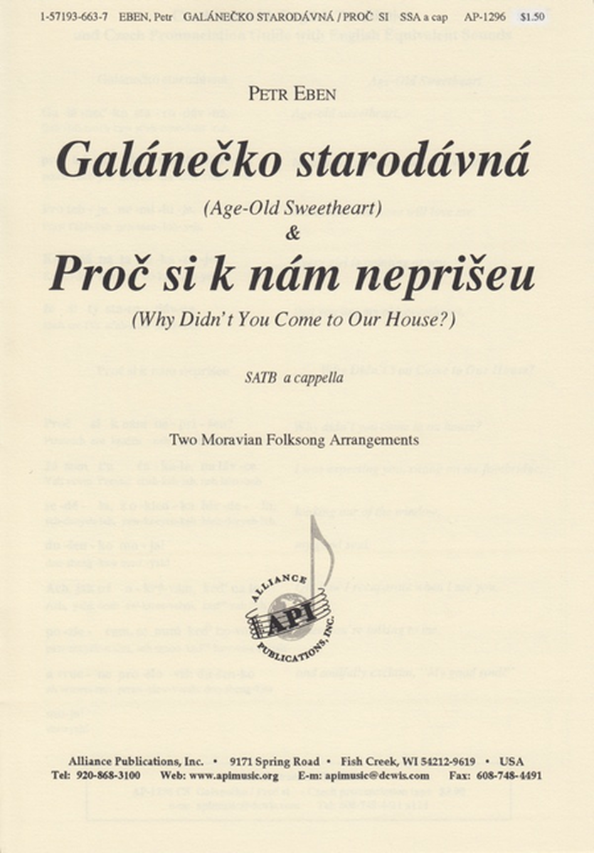 Galanecko Starodavna and Proc Si K Nam Nepriseu image number null