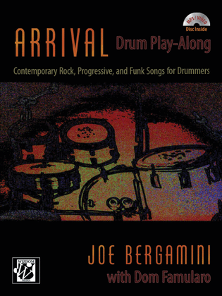 Book cover for Arrival -- Drum Play Along