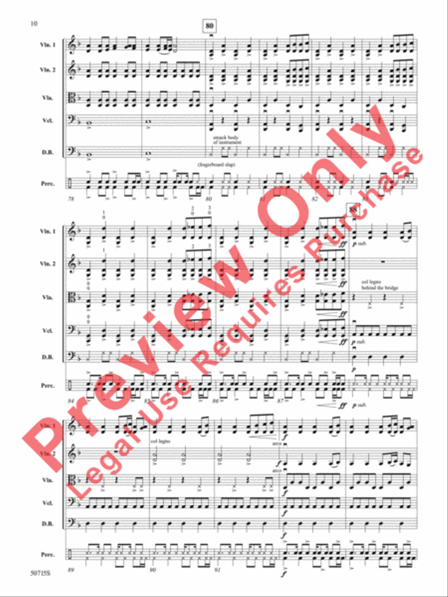 Battle Battle String Orchestra scores gallery preview page 11