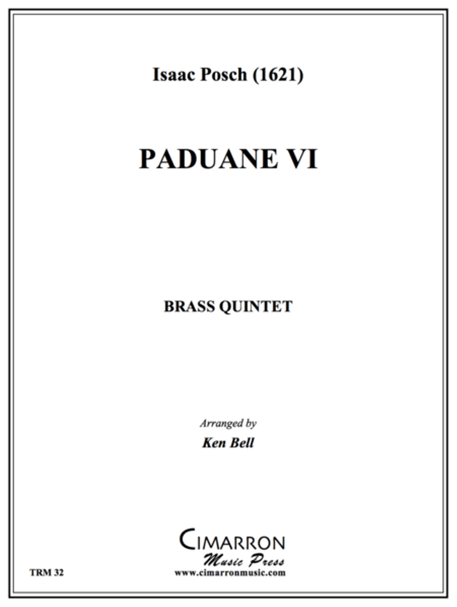 Paduane VI Brass Quintet scores gallery preview page 1