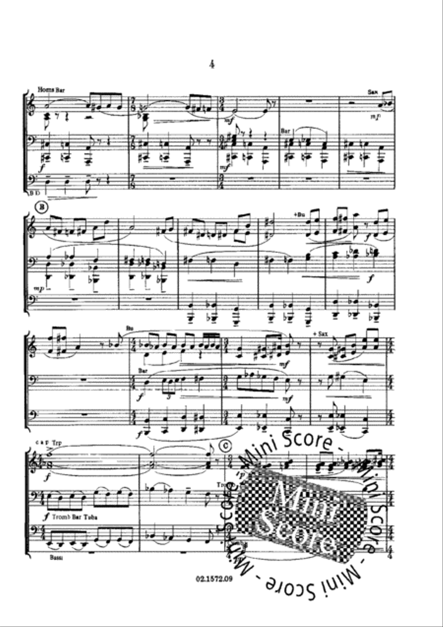 Triptiek voor Fanfare Concert Band scores gallery preview page 7