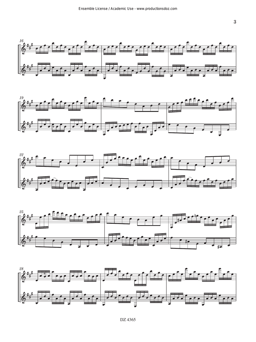 Prélude et fugue Classical Guitar scores gallery preview page 3