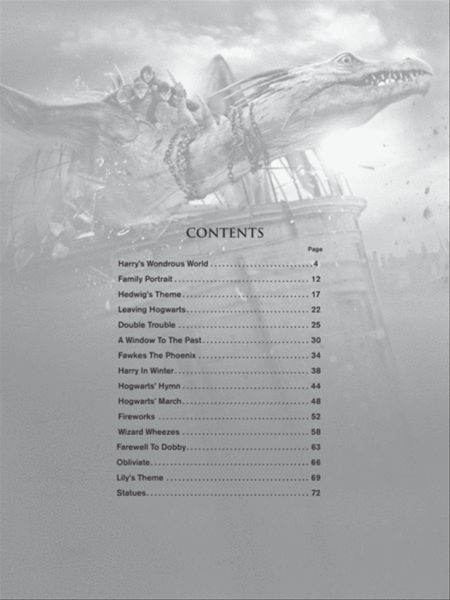 Harry Potter Instrumental Solos Piano scores gallery preview page 2