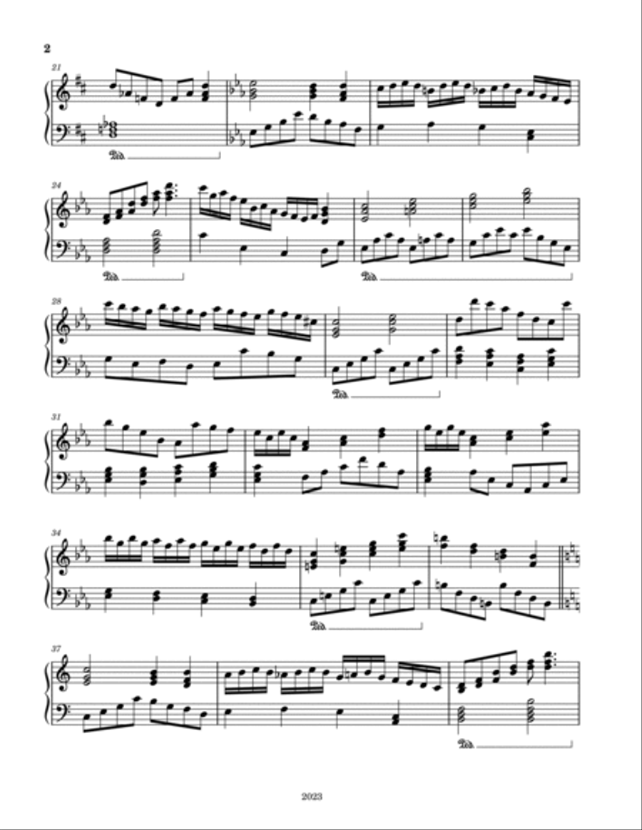Piano Solo No. 42023 Piano Solo No. 42023 Piano Solo scores gallery preview page 2
