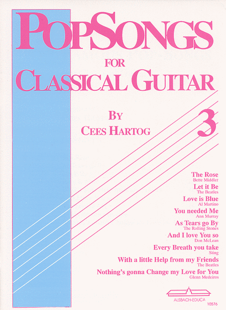 Popsongs for Classical Guitar vol.3