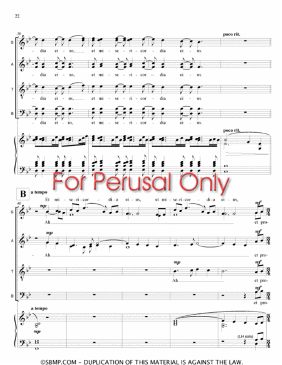 Magnificat 4-Part scores gallery preview page 21