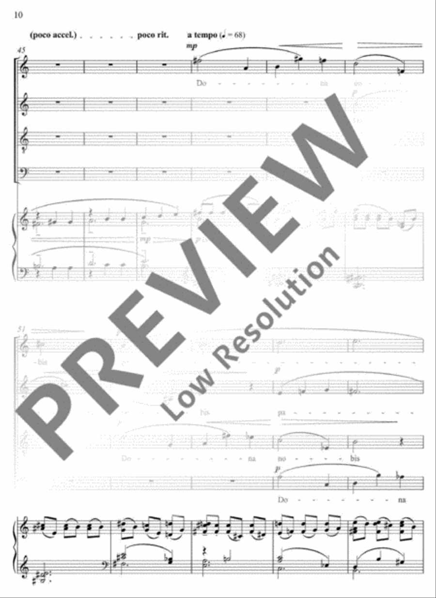 Pacem 4-Part scores gallery preview page 11