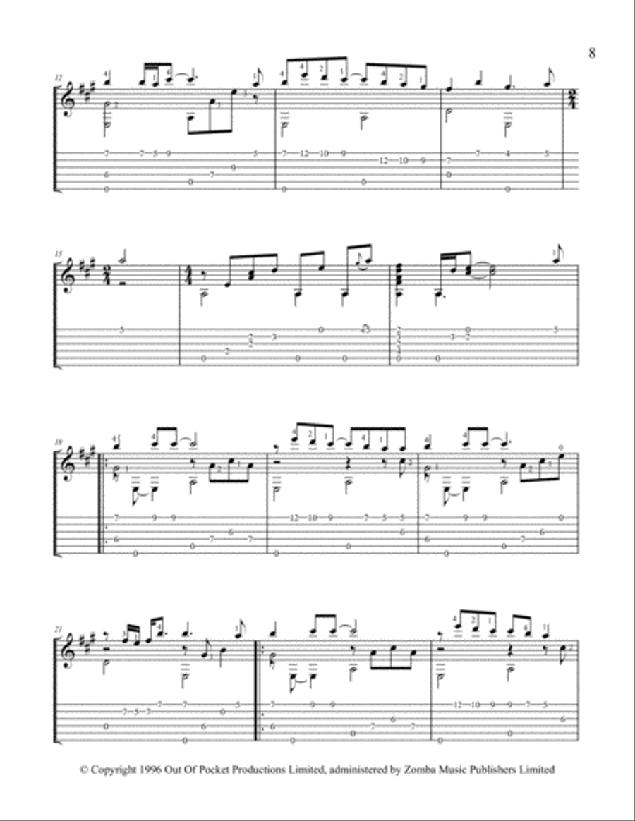 I'll Always Be Right There Electric Guitar scores gallery preview page 2