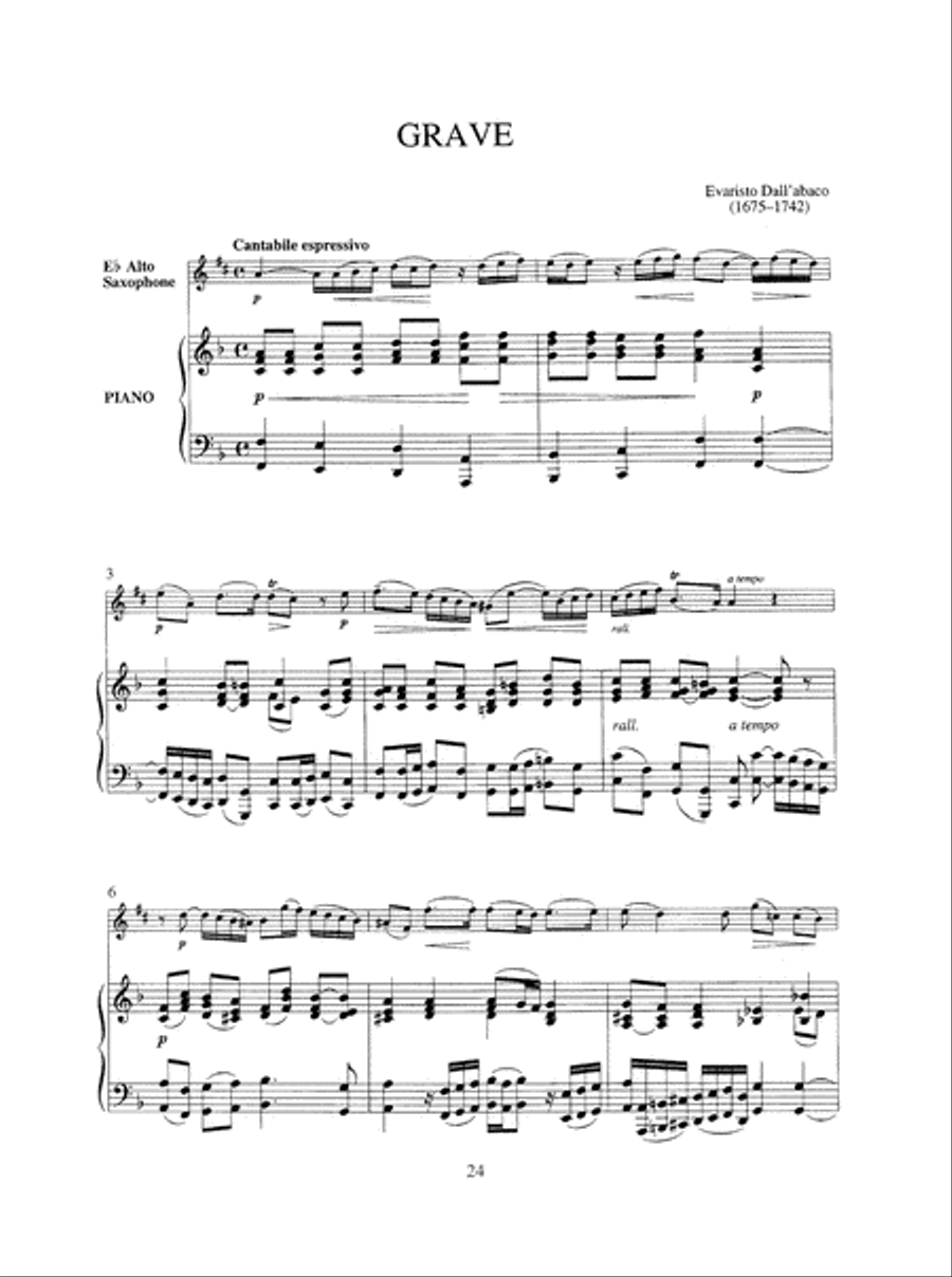 Baroque Music for Saxophone Saxophone scores gallery preview page 5