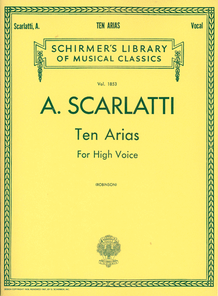 Alessandro Scarlatti: 10 Arias