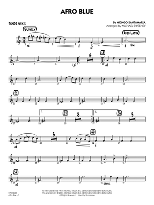 Book cover for Afro Blue (arr. Michael Sweeney) - Tenor Sax 2