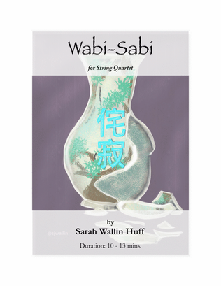 Book cover for Wabi-Sabi (for string quartet) [SCORE]