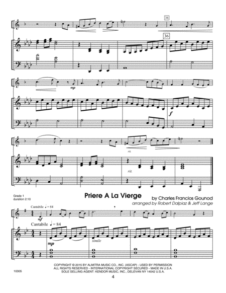 Kendor Debut Solos - Eb Alto Sax - Piano Accompaniment