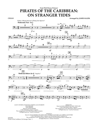 Book cover for Pirates Of The Caribbean: On Stranger Tides - Cello