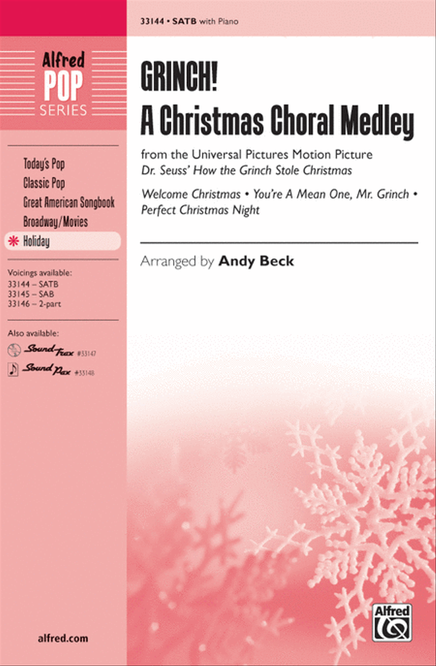 Grinch! A Christmas Choral Medley 4-Part scores gallery preview page 1