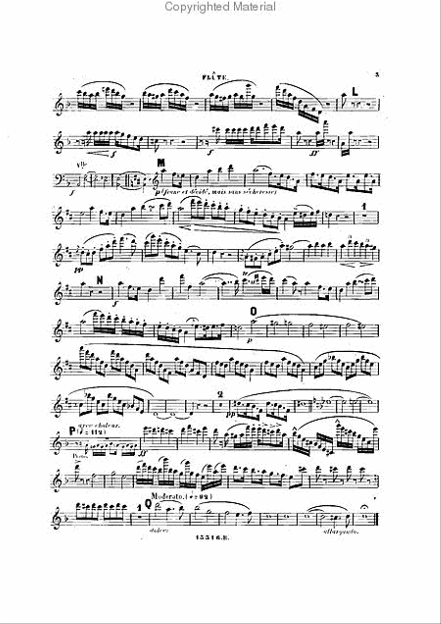 Trio, Op. 97 Flute scores gallery preview page 3