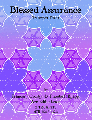 Book cover for Blessed Assurance Trumpet Hymn Duet