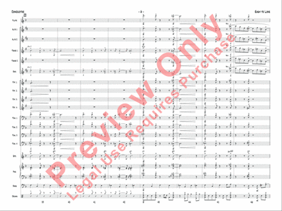 Easy to Love Jazz Ensemble scores gallery preview page 9