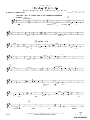 Holiday Mash-Up (as featured on Glee): E-flat Baritone Saxophone