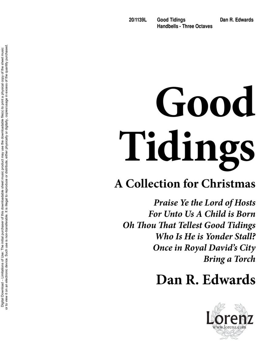 Good Tidings 3-Octaves scores gallery preview page 1