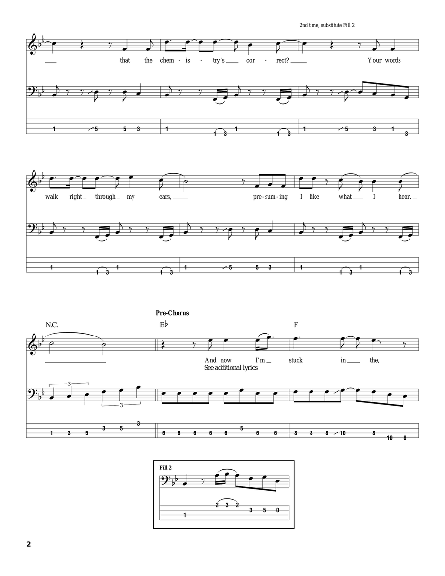 Spiderwebs Acoustic Guitar scores gallery preview page 2